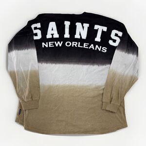 New Orleans Saints Spirit Jersey Womens Size 2XL Football Long Sleeve